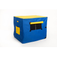 Cage cover combination blue/yellow