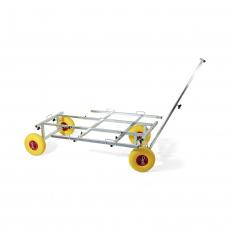 Cart with foam wheels on bearings, adjustable length and width, Explorer Maxi, cart load capacity 300kg, telescopic rod, stable, sturdy Cart with foam wheels on bearings, adjustable length and width, Explorer Maxi, cart load capacity 300kg, telescopic rod, stable, sturdy