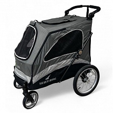 Petstro cart up to 55 kg, without grooming table, gray/black + free mat