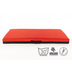 VISCO orthopedic dog mattress with removable cover RED Oxford textiles 12 sizes VISCO orthopedic dog mattress with removable cover RED Oxford textiles 12 sizes
