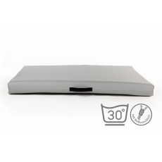 Pet bed - light gray eco leather Pet bed - light gray eco leather