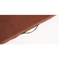 Orthopedic dog bed made of BROWN velour / BROWN faux leather Orthopedic dog bed made of BROWN velour / BROWN faux leather