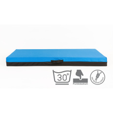 Orthopedic bed - turquoise Oxford fabric