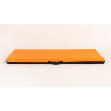 Orthopedic bed - orange Oxford fabric