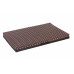 Pet bed - brown with paw prints