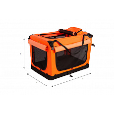 Box na míru - neonová oranžová 98×60×70 cm (CUST-2610-WH4KTS)