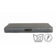 Pet bed - gray eco-leather Pet bed - gray eco-leather