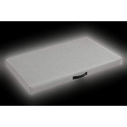 Matrace na míru – Eko kůže, Světle šedá 100×67×5 cm (CUST-2610-P9PFJ4)