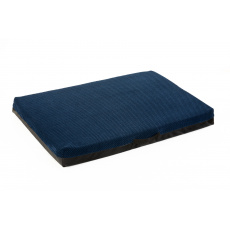 Orthopedic bed - dark blue velour Orthopedic bed - dark blue velour
