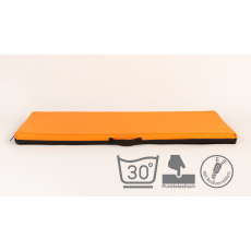 Memory foam orthopedic dog bed with removable cover Oxford textiles orange Memory foam orthopedic dog bed with removable cover Oxford textiles orange