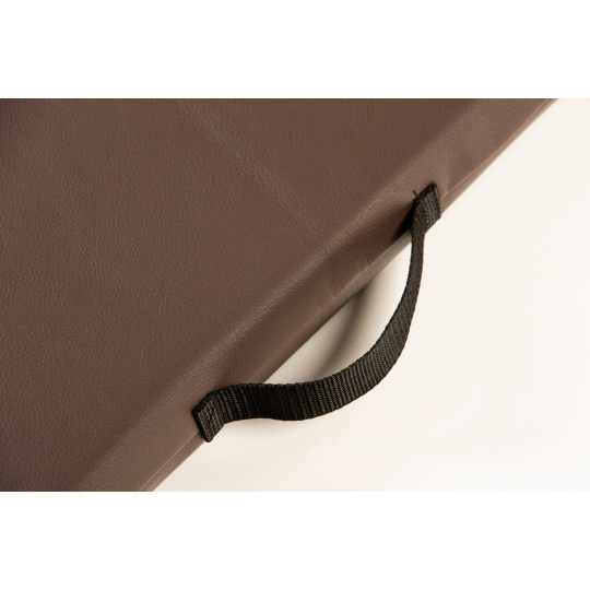 Pet bed - brown eco leather