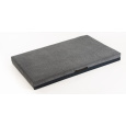 Pelíšek - GRAY velvet/ eco-leather gray