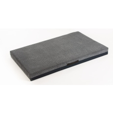 Pelíšek - GRAY velvet/ eco-leather gray Pelíšek - GRAY velvet/ eco-leather gray
