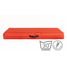 Pet bed - red eco leather Pet bed - red eco leather