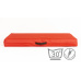 Pet bed - red eco leather