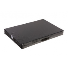 Orthopedic bed - water-resistant cover made of black waterproof foil Orthopedic bed - water-resistant cover made of black waterproof foil
