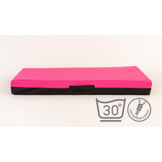 Pet bed - pink Oxford material Pet bed - pink Oxford material