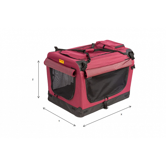 Box na míru - vínová červená 80×50×55 cm (CUST-2610-YFNHAG)